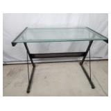 Glass Top Computer Table