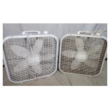 Lasko Box Fans Gray & White