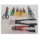 Tin-Snips, Shears & Bolt Cutters