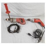 Milwaukee 3/8" & 1/2" Corded Drills