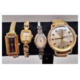 Bulova 18K Gold, Benrus & Men's Timex Watches