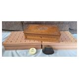 Vintage Jewelry Boxes, Coin Purse & Cup