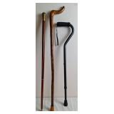 3 Walking Canes
