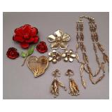 Brooches, Necklace & Earrings