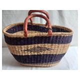 Oval Handwoven Market Basket