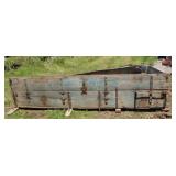 Wooden Box Bed For Wagon, 'Wonky'