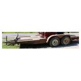 International Trailer, 16' by 6'4' w/Loading Ramps