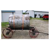 International Steel Wheel Cart w/Fuel Tank
