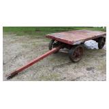 Steel Bed Wagon on Steel Wheels