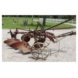 Steel Wheel 2-14 Moldboard Plow, Hand Trip