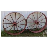 2 Steel Spoke Wheels