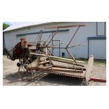 Deering Grain Binder On Steel Wheels
