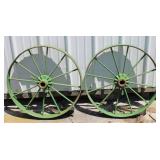 2 Steel Spoke Wheels