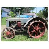 Case C Tractor On Steel Wheels