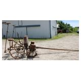 Horse-Drawn 2-Row Planter On Steel Wheels