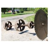 Buzz Saw Mandrel Assembly For Sawmill