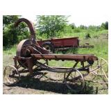 Papec Machine Co. Ensilage Cutter On Steel Wheels