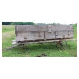 Steel Wheel Wagon w/'Wonky' Wooden Box Bed