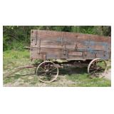 Buckboard Wagon On Steel Wheel Running Gear