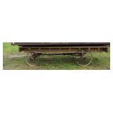 Steel Wheel Flatbed Wagon