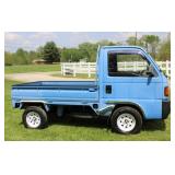 1990 Honda Acty 12V660 4x4 Truck w/Contractor Bed