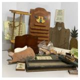 Wooden Perpetual Calendar & Other Decor