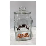 Vtg Seyfertï¿½s Glass Pretzel Jar