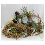 Beaded Garland, Evergreen Sprigs