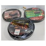 (3) Portable Table Top Charcoal Grills