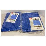 (2) 11ft X 11ft 4mil Tarps