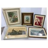 Vtg Framed Art & Prints