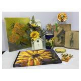 Sunflower & Gardening Decor