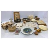 Seashell Art & Abalone plates