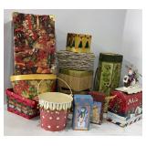 Christmas Decorative Boxes & Baskets