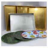 Christmas Plastic Serving & Centerpiece Trays