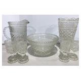 Pitcher, Stemware, Ice Bowl, Pedestal Bowl & Vase