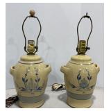 Stoneware Pottery Lamps