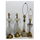 Glass & Brass Lamps
