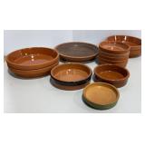 Terracotta Glazed Planter Trays