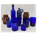 Cobalt Blue Glasses & Bottles