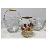 Mid Century Modern Ice Buckets