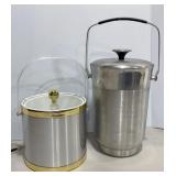 Vtg Aluminum Ice Buckets