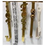 Heavy Brass & Other Door Wreath Hangers