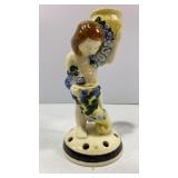 Vtg Flower Frog Planter (made in Japan)