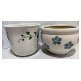 Pottery Planters 9x8 & 10x7.5