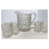 Fostoria Pitcher & Juice Glasses