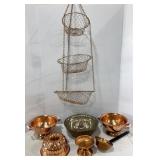 Copper Fruit Basket & Molds