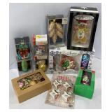 Blown Glass Ornaments in Original Boxes