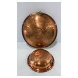 Vtg Copper Colanders