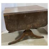 Antique Claw Foot Drop Leaf Dining Table